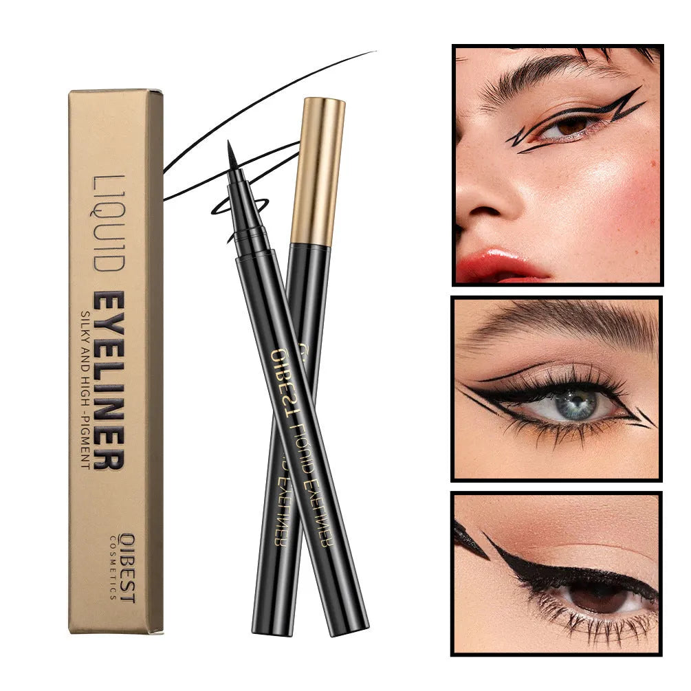 Black liquid eyeliner pen with sweat-proof quick-drying formula Q2407 classification