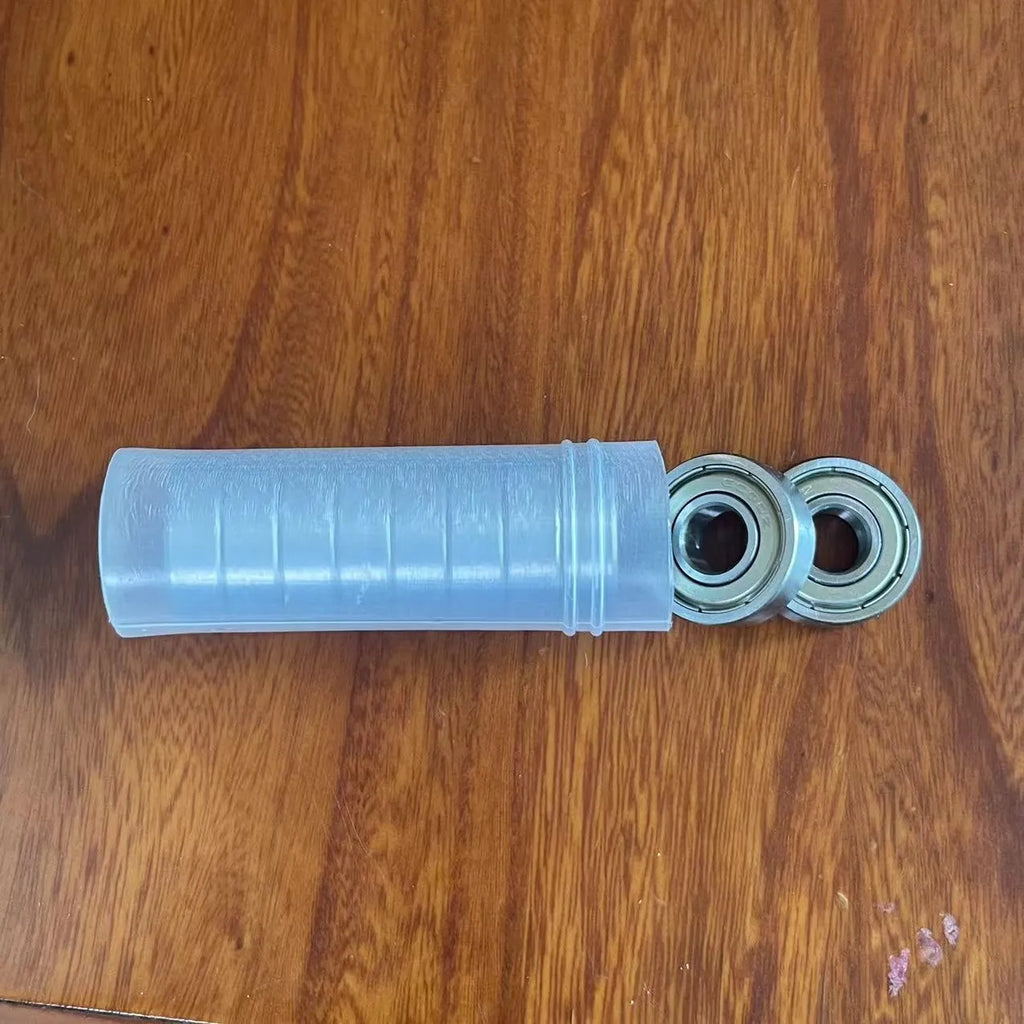 Carbon steel bearing 6000zz with dimensions 10x26x8mm on a white background