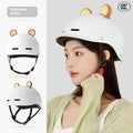 Seasons universal 3C certification electric bicycle helmet ABS material multiple colours mocha coffee brown Norwegian blue