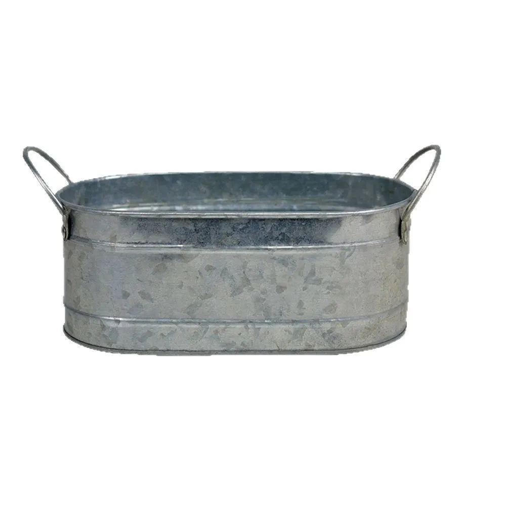 Iron sheet succulent flowerpot in desktop style with metal construction