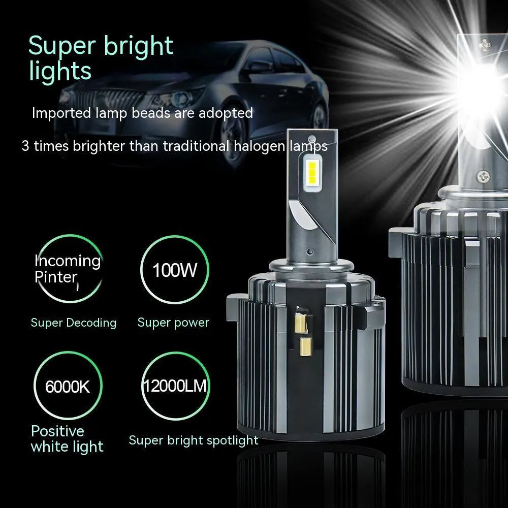 VW Golf 7 LED low beam headlight bulb with aviation aluminium housing