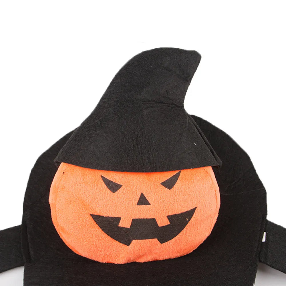 Dog Halloween pet costume in ghost colour made from PP cotton, available in sizes S M L XL
