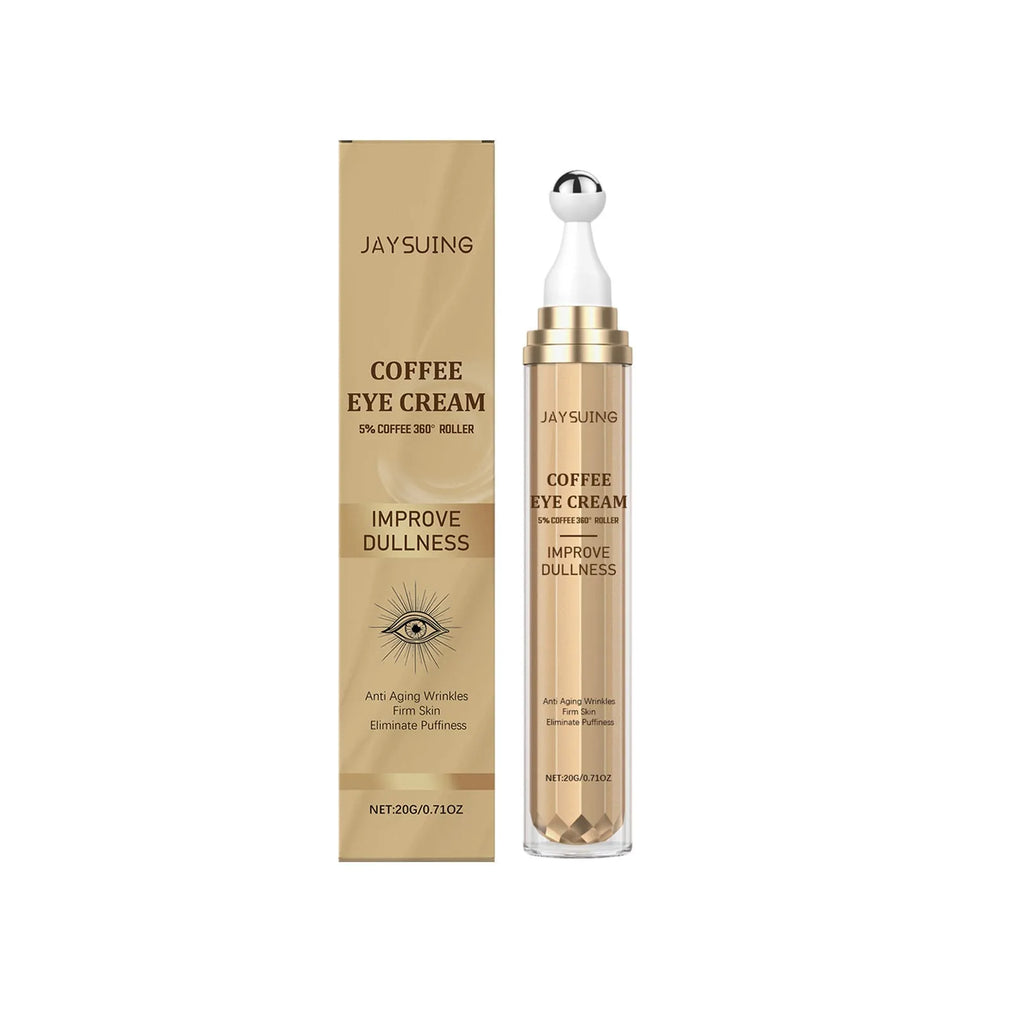Caffeine firming eye cream 20g jar with coffee extract and nicotinamide for dark circles and puffiness
