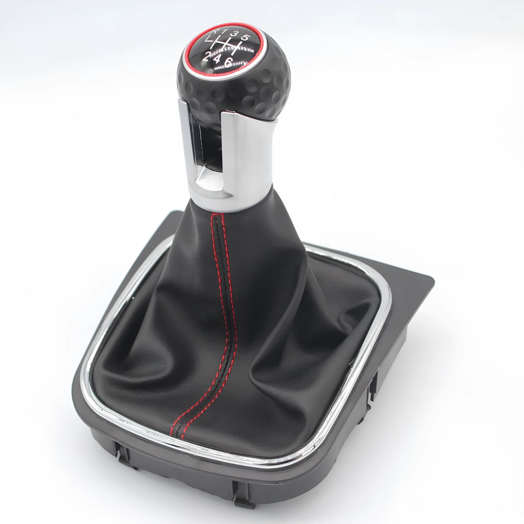 High-quality leather gear lever handball dust boot replacement for manual Volkswagen Golf 5, 6, and 7 models