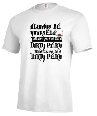 Men's white polyester short sleeve printed top with straight cut casual design