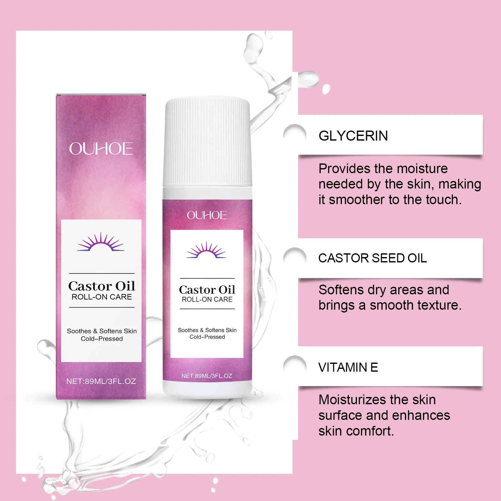 Skin Moisturizing Ball Treatment Oil 89ml body care kit with universal skin type moisturising oil