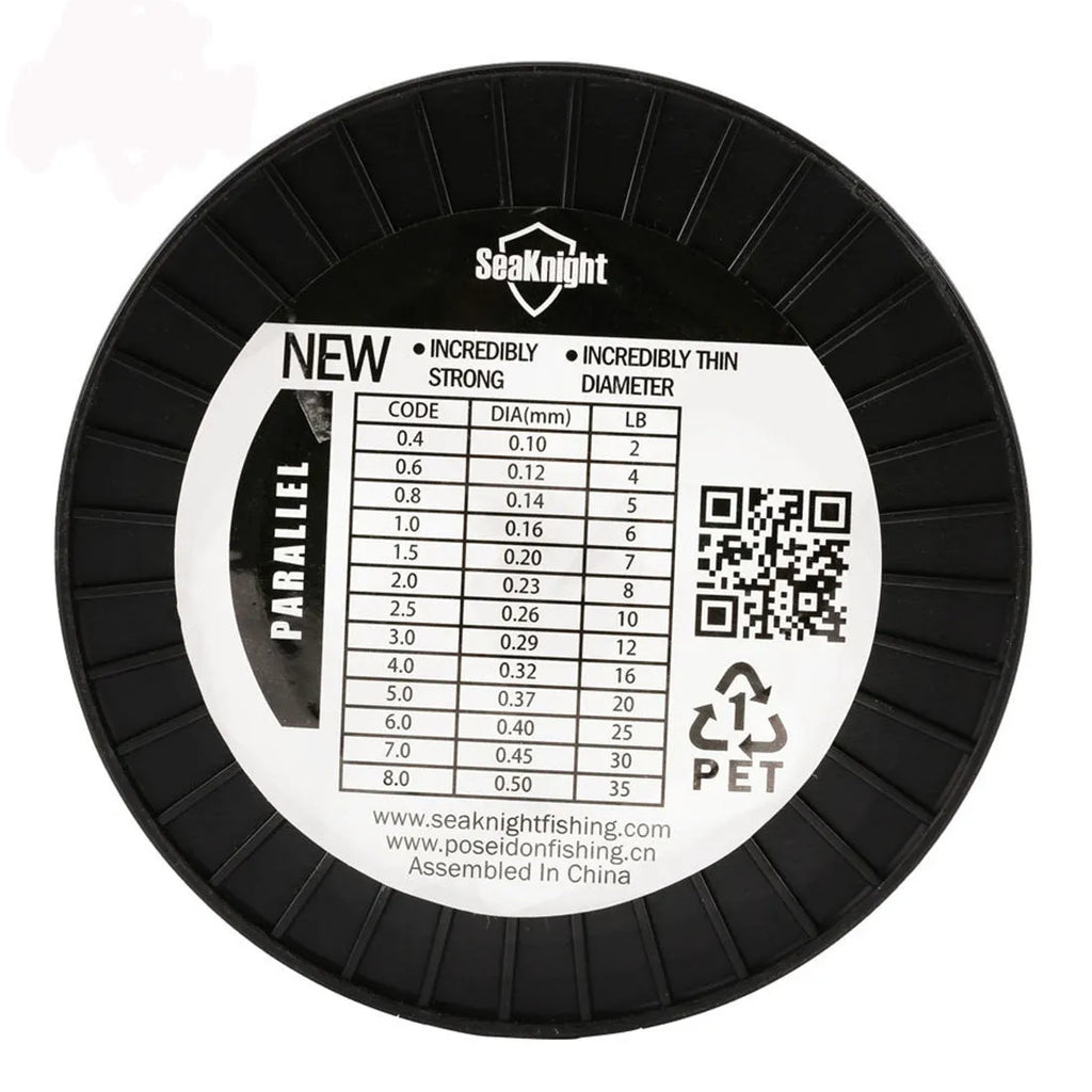 Seaknight1000 M nylon monofilament fishing line spool in multiple colour options.
