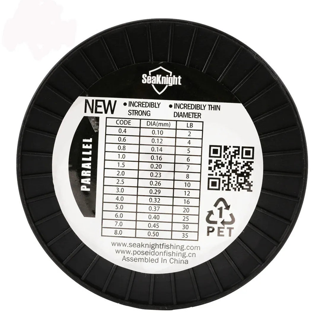 Seaknight1000 M nylon monofilament fishing line spool in multiple colour options.
