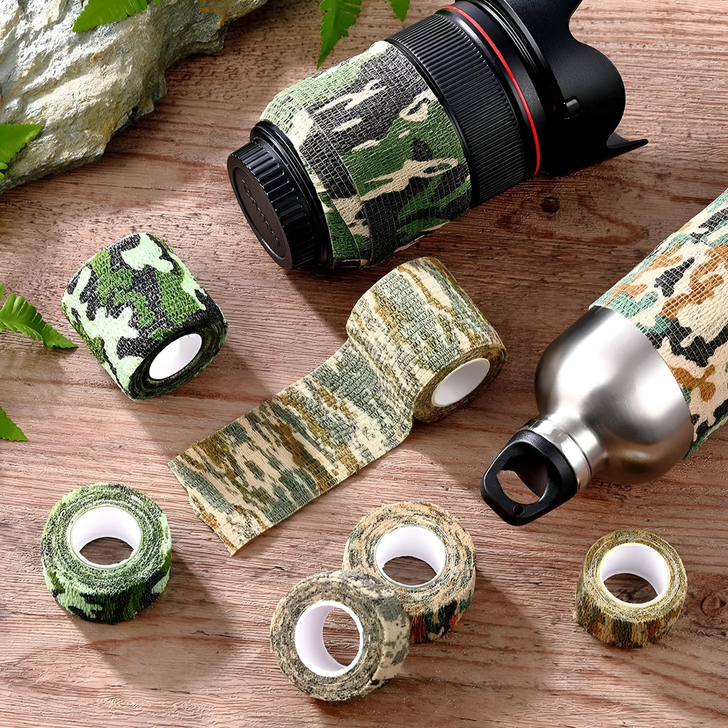 Non-woven camouflage bandage roll self-adhesive 5cm x 4.5m in ACU pattern