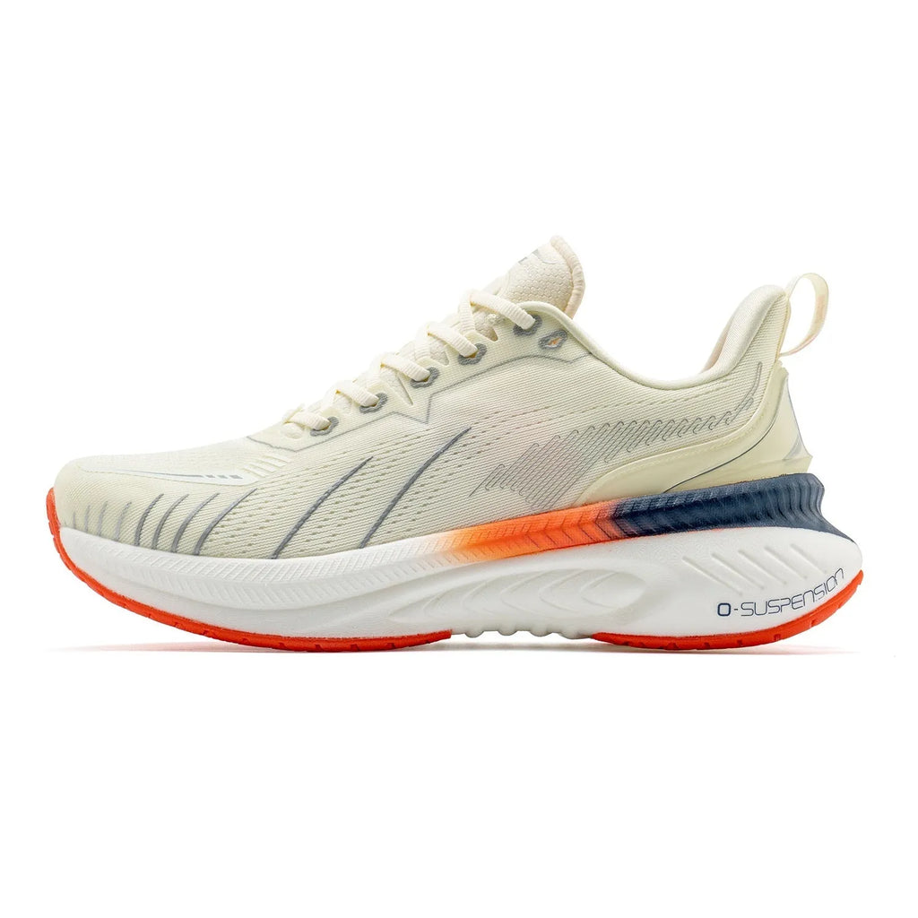 Low-top running shoes in multiple colours with PU mesh upper, rubber sole, and reflective details.