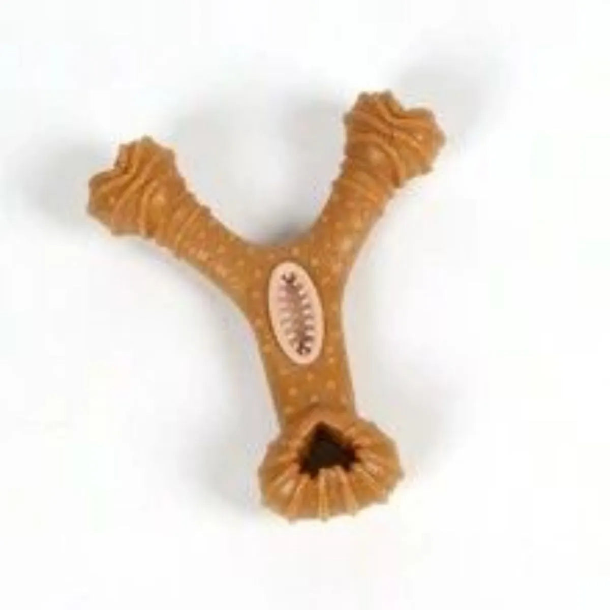 Durable Y-shape and 8-shape dog chew bone toy for teeth cleaning and play
