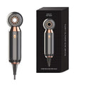 Leafless 800w portable hair dryer with hair diffuser accessory on a white background.