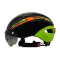 Adult bicycle helmet with PC shell EPS foam built-in taillight free size multiple colours