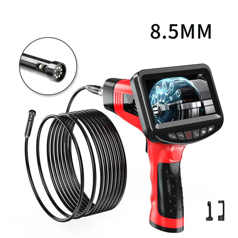 8.5mm diameter dual-lens endoscope inspection camera with choice of probe lengths.