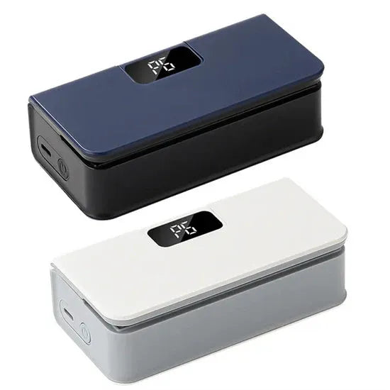 Small portable mini sealing machine heat seal food hand press snack plastic bag in white and blue