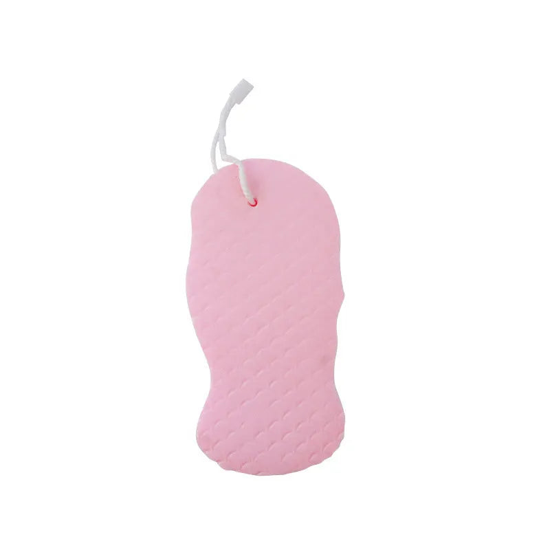 White 3D fish scale pattern bath sponge ball for gentle body exfoliation in the shower