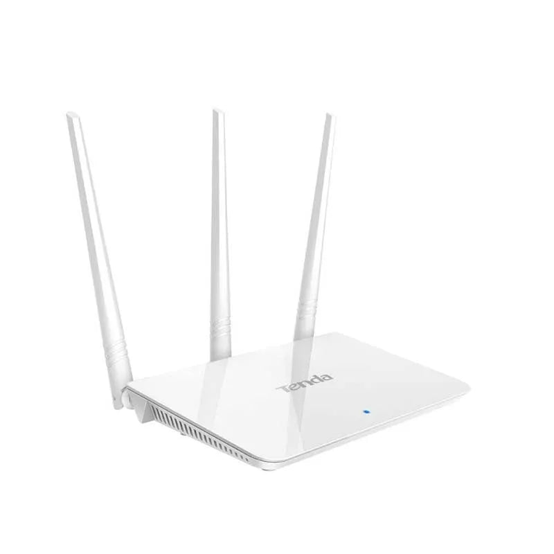 White wireless router with dual-band 2.4G and 5G support for broadband internet connectivity