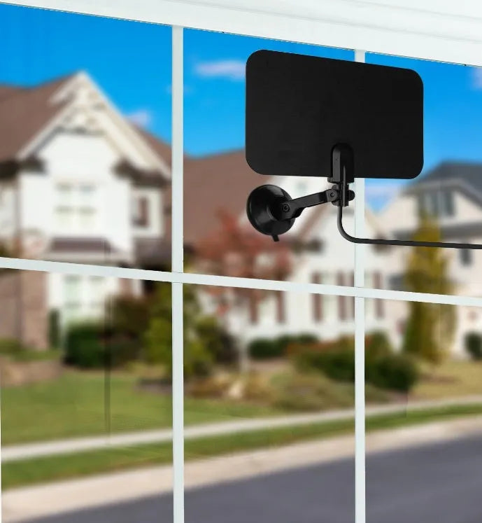 Indoor TV antenna with EU plug for digital 4K HD television reception