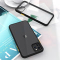 Protective cover frosted shell for iPhone 11 Pro in black with TPU PC material and corner airbags