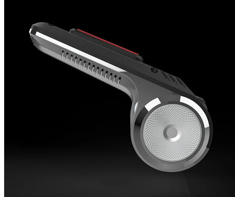 Zinc alloy automotive data recorder with 150-degree rotating lens and USB cable for vehicle navigation connection