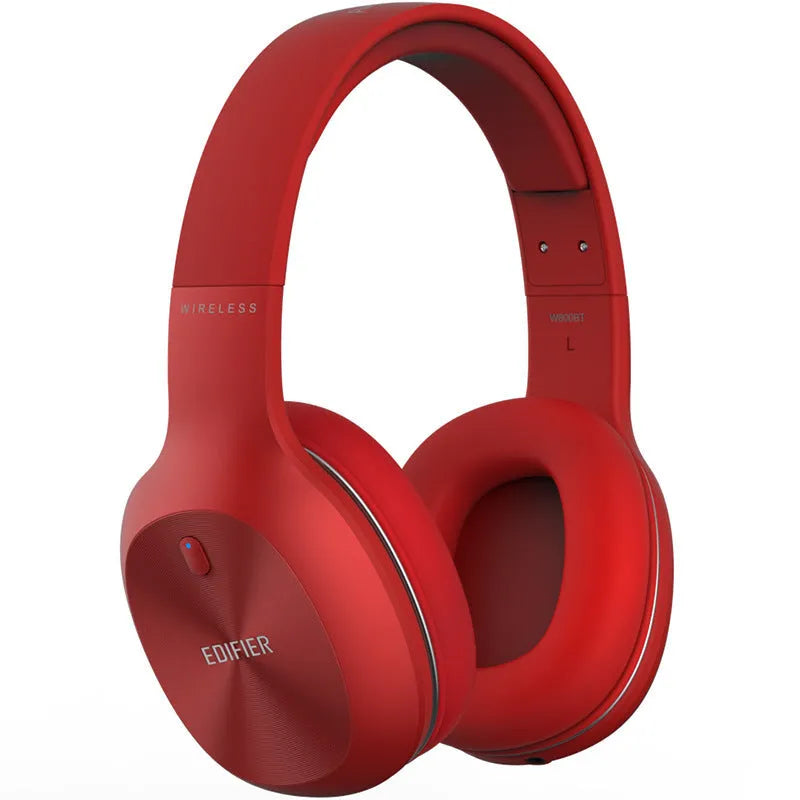Bluetooth sports headset in black, red, or white colours with over-ear design for workouts