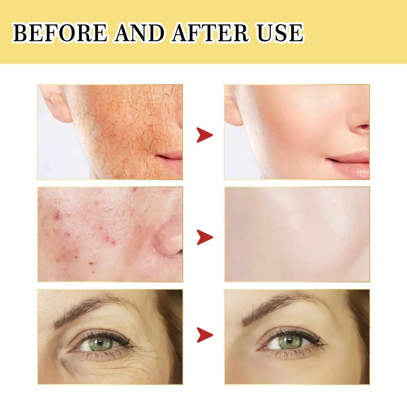 Snail serum collagen facial serum 100ml bottle with photo colour label, hydrating and brightening skin care product