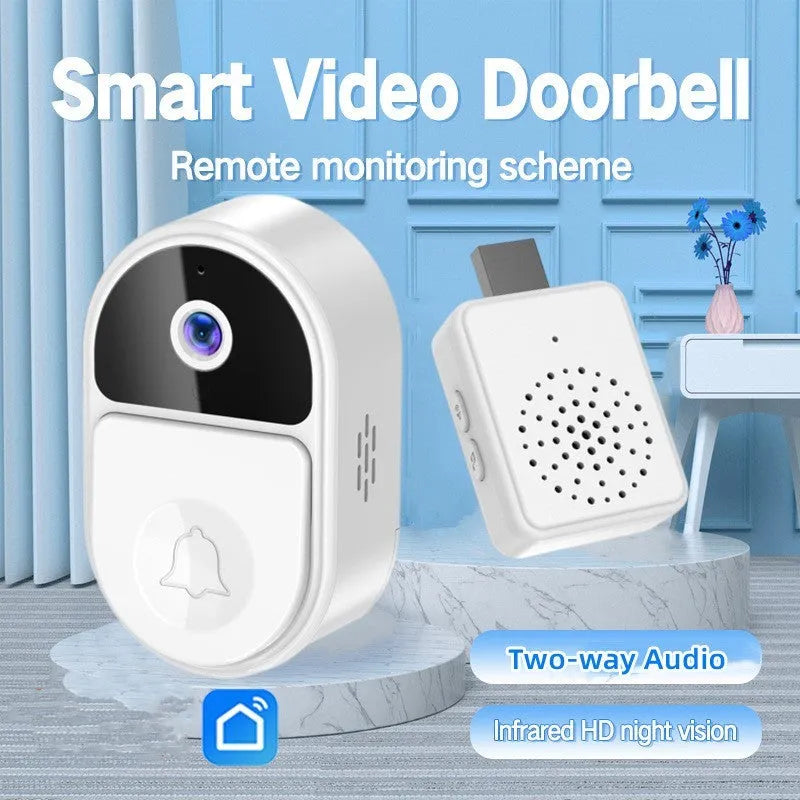 Doodle Smart Visual Doorbell V8 two-way intercom USB charging black white outdoor use