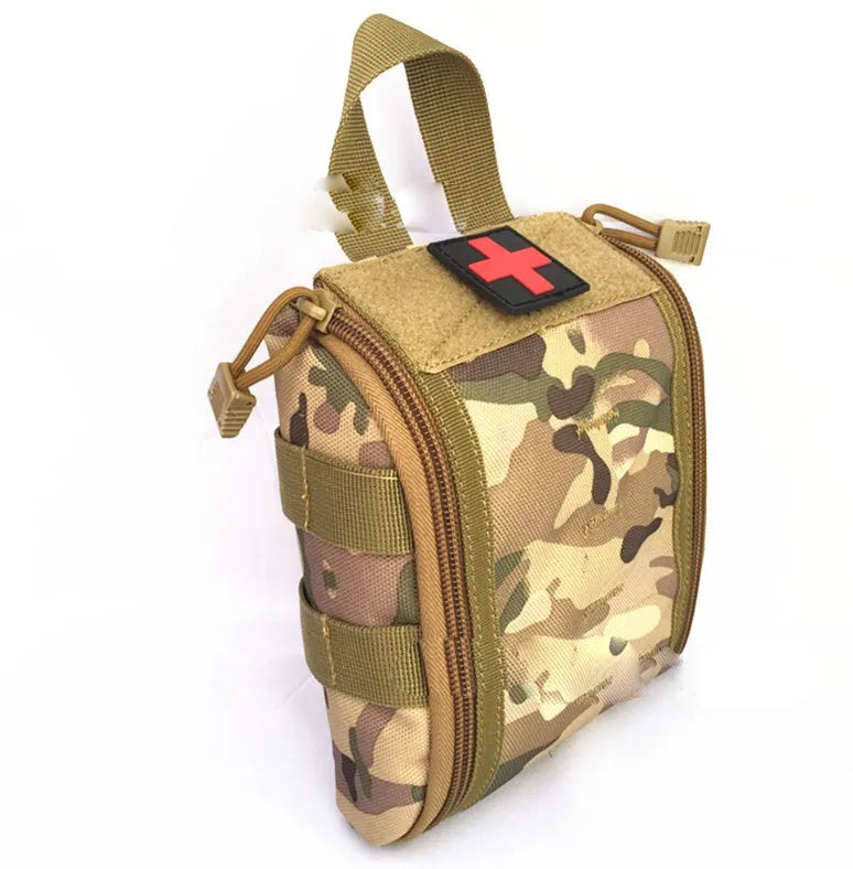Tactical medical kit with medical supplies for outdoor activities in five colour options