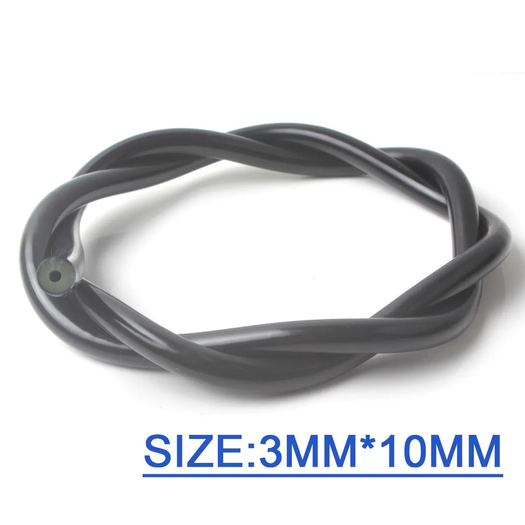 Black diving speargun latex tube rubber band for spearfishing power source