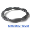 Black diving speargun latex tube rubber band for spearfishing power source