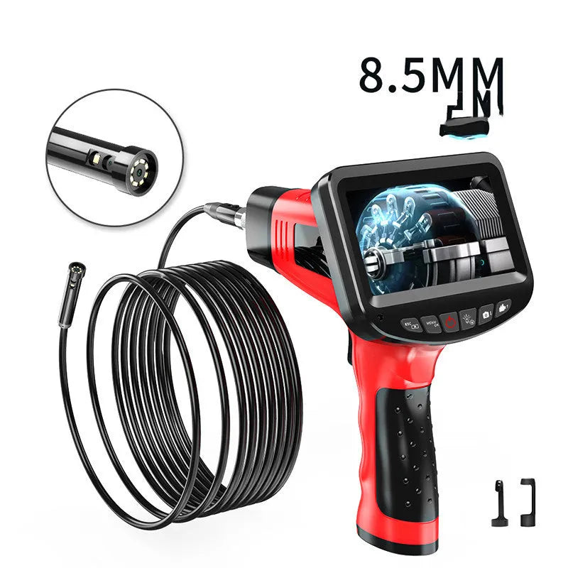 8.5mm diameter dual-lens endoscope inspection camera with choice of probe lengths.