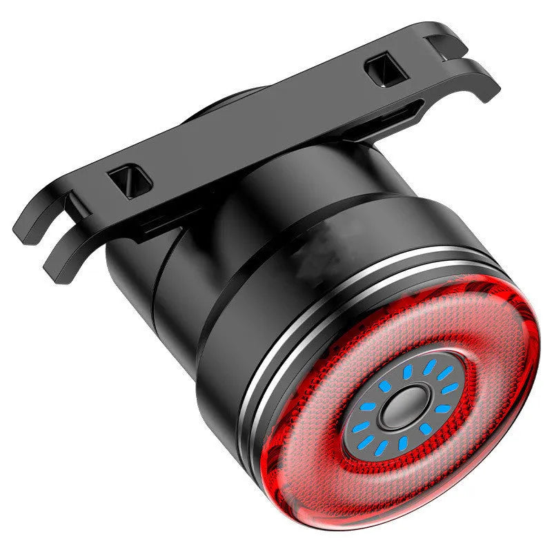 Smart brake sensing USB charging bicycle taillight with aluminium alloy shell