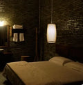 Natural bamboo woven plait decorative lamp with E27 holder for hallway and bedroom lighting