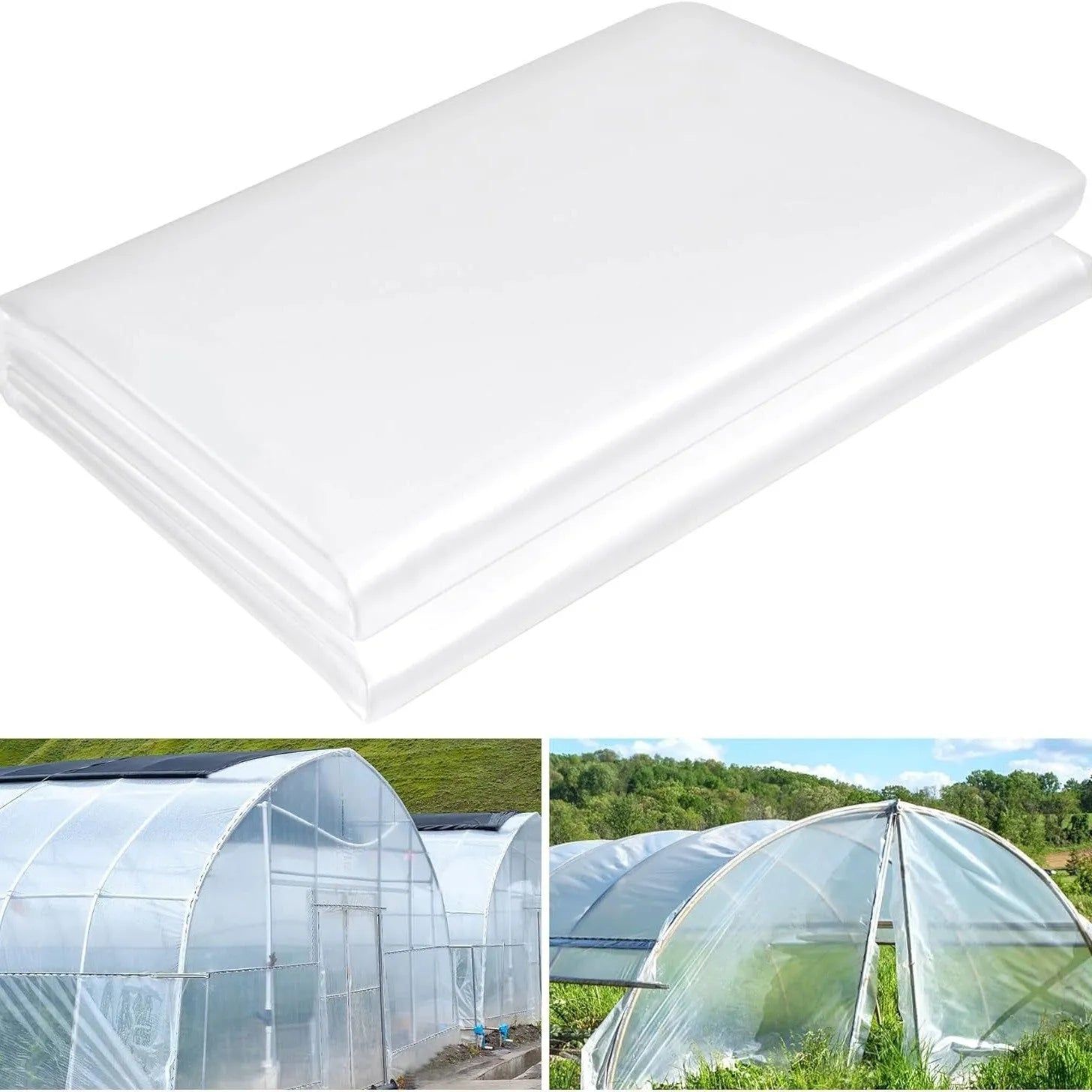 Plastic greenhouse cold film roll 4x8 metres for vegetable shed insulation
