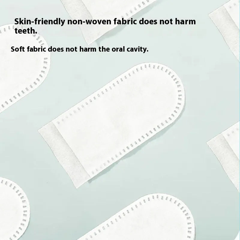 50 disposable pet dental finger cots for cleaning cat and dog teeth