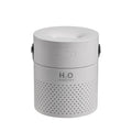USB rechargeable bedroom humidifier with 1.1L water tank in green, grey, pink or white colours