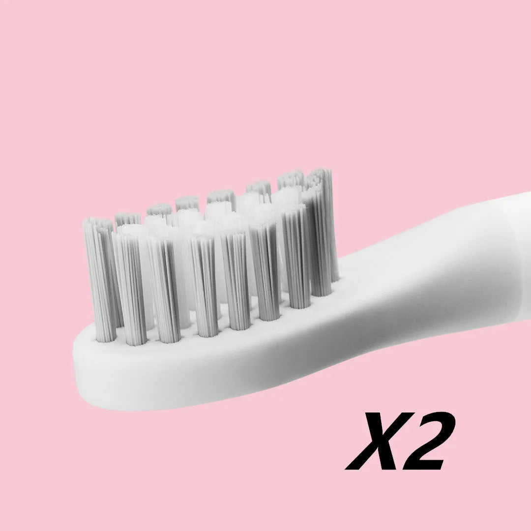 Sonic electric toothbrush in blue with round brushing head and IPX7 waterproof rating