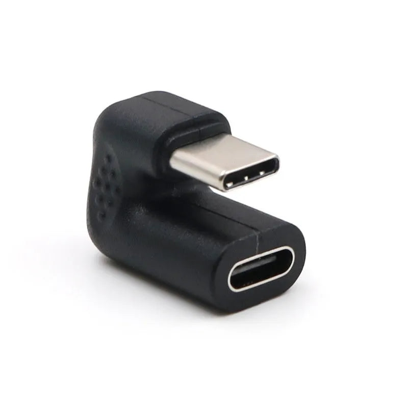 Plastic male to female adapter extension cable with U-bend design for mobile phones and tablets