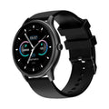 Smart sports watch with blood pressure monitoring on silicone wristband showing 1.28-inch display