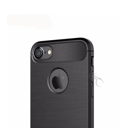 TPU shock proof phone case back cover for iPhone in solid colour, compatible with iPhone 5 to XS Max