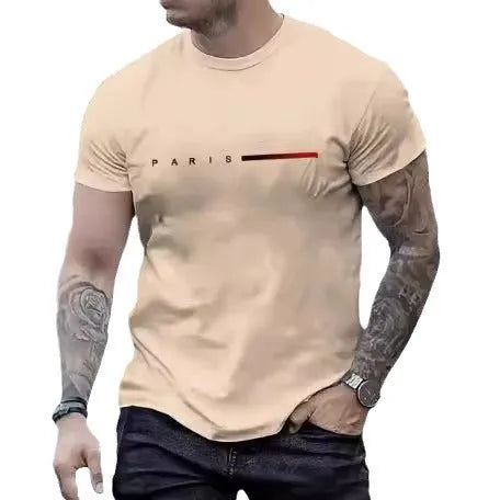 3D printed slim fit men's short sleeve top in mesh polyester, colour TY5741