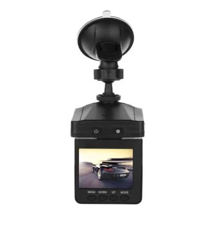 H198 HD car dashboard camera with six infrared LEDs and 2.4-inch display screen