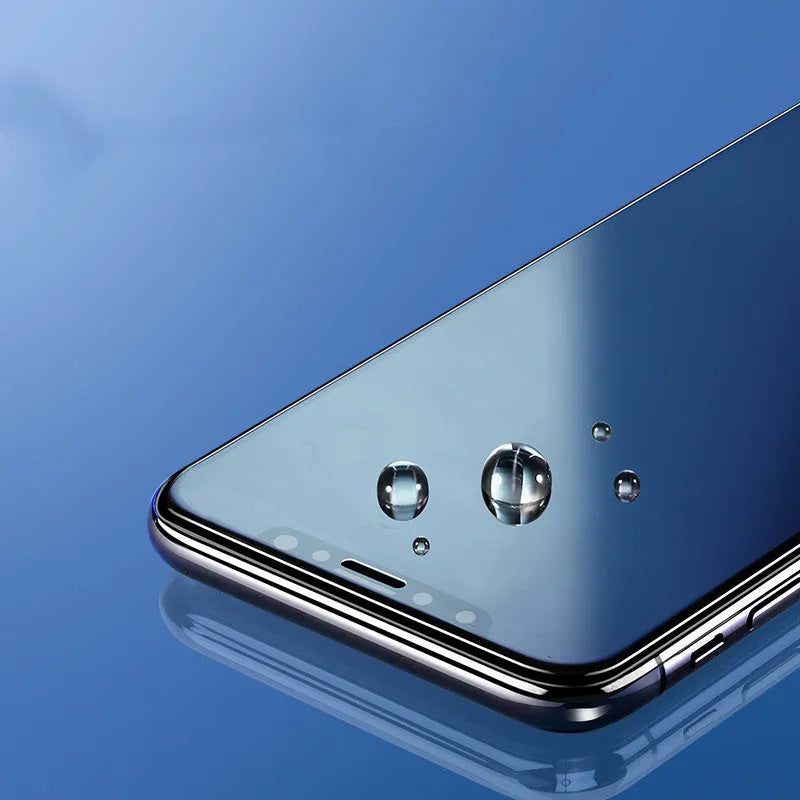 9D tempered glass screen protector for iPhone 11 Pro Max, anti-reflective and anti-fingerprint, colour options available