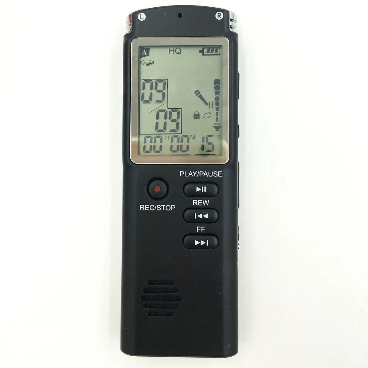 Original USB Professional Voice Recorder unit showing compact design with external microphone port.
