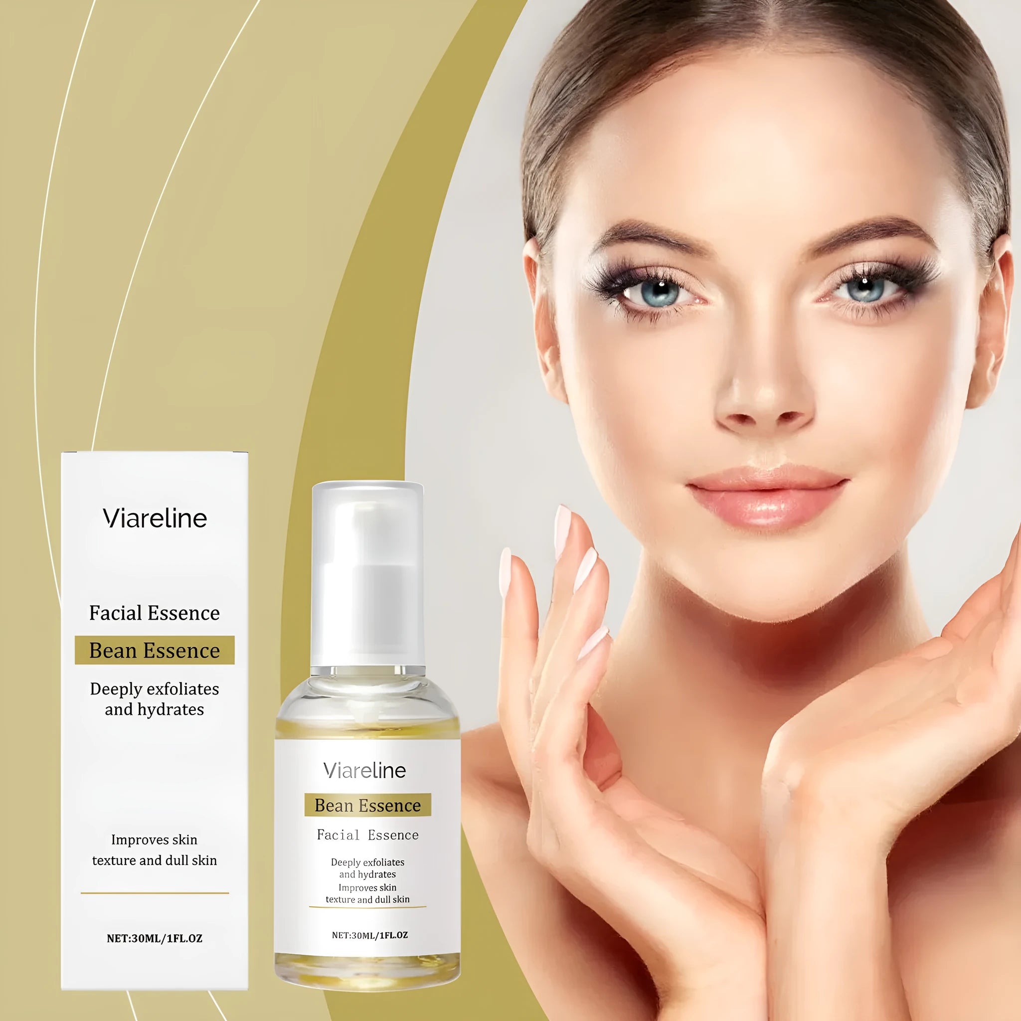 30ml daily shin moisturiser essence with hyaluronic acid and vitamin C for facial skin