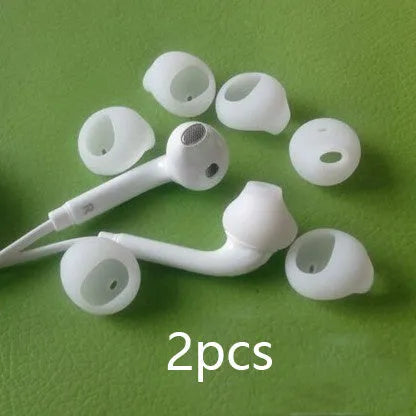 Black silicone earphone sleeve for Samsung S6 Edge G9200 G9250 G920A on earphone shell