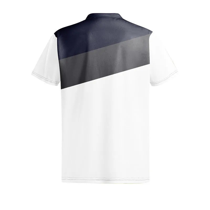 Men's loose fit 3D digitally printed T-shirt in colour LM-PL047 with short sleeves