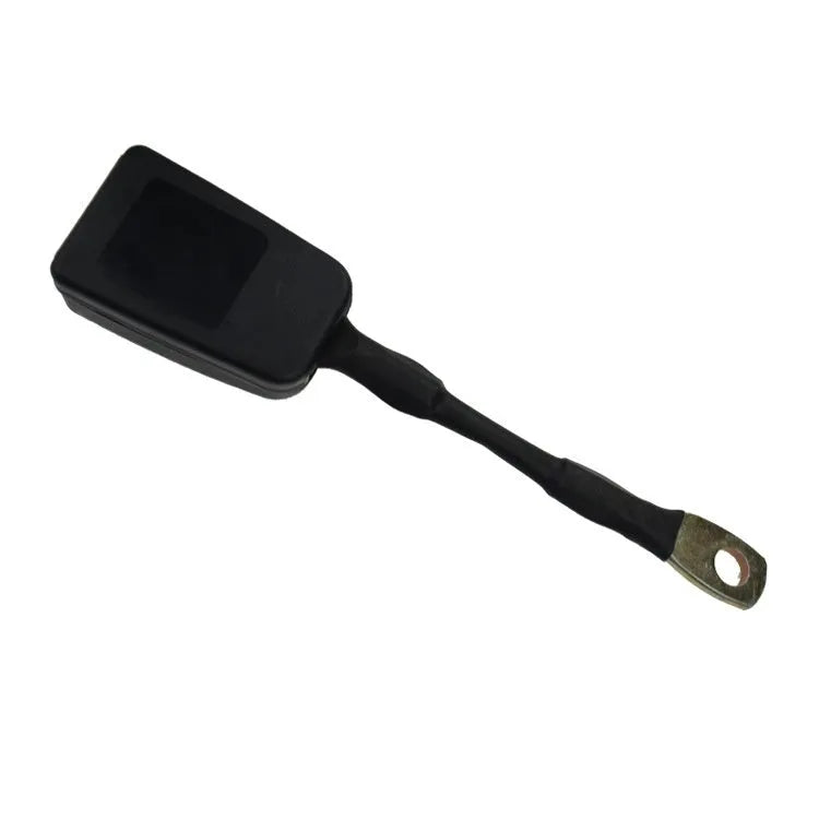 Car seat belt buckle with 20CM long steel wire base and black buckle head