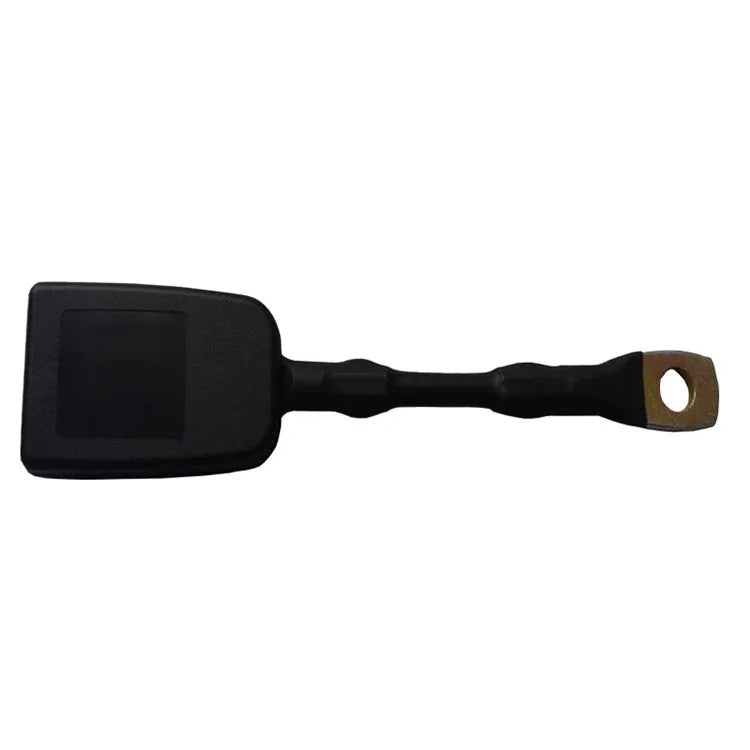 Car seat belt buckle with 20CM long steel wire base and black buckle head