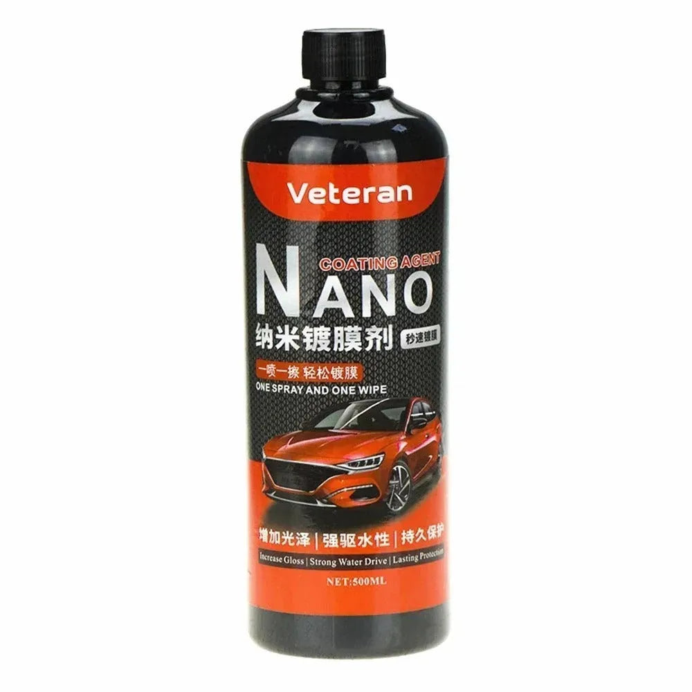 Automotive Coating Agent Hand Spray Maintenance Quick Polishing Water Repellent Protective Stain Dirt Resistant Anti-Aging Liquid 250ml 500ml Round Shoulder Shoulder Length Car Care